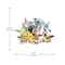 RoomMates Pokemon Eevee Evolutions Multicolor Wall Decals